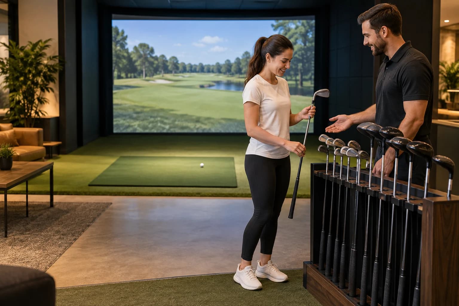 Do Golf Simulators Have Clubs? Rental Guide