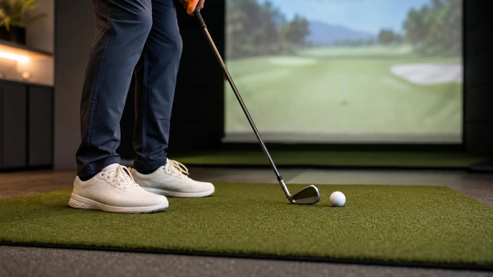 What Shoes to Wear to a Golf Simulator: The Practical Indoor Golf Guide